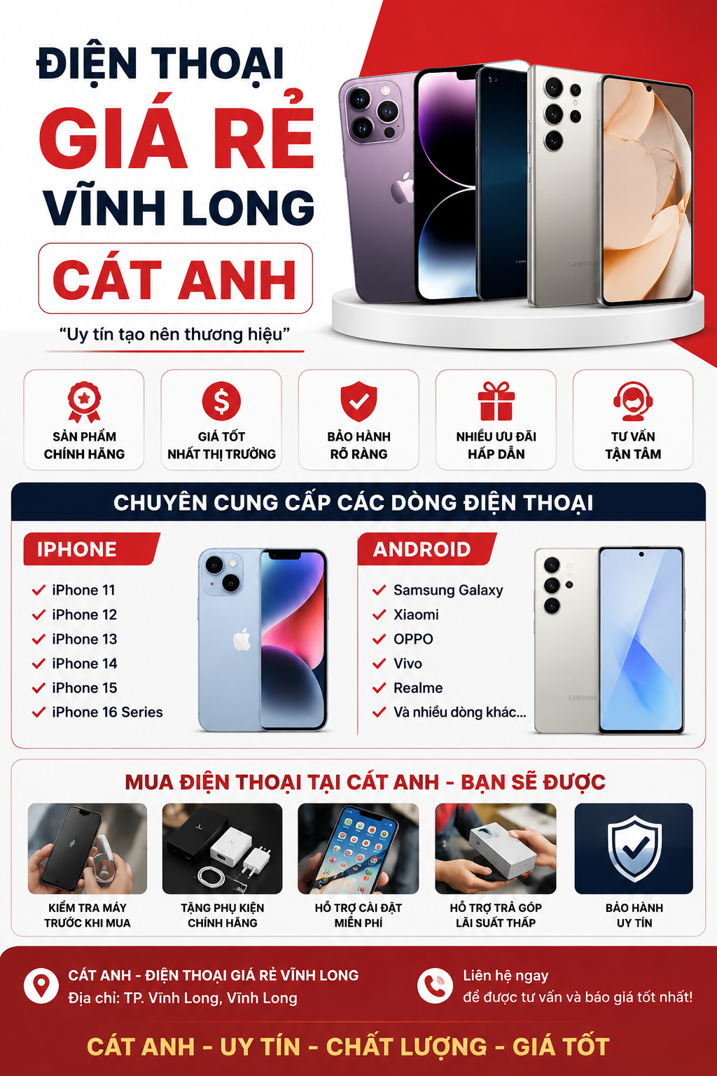 Top 5 Lý Do Nên Chọn Mua Điện Thoại Tại Cát Anh